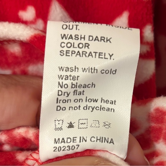 PatPat Women’s Festive Red and White Christmas Pajama Set XL - Picture 8 of 8